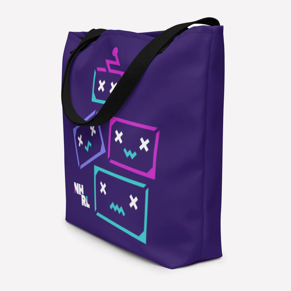 Bot Stack Large Tote Bag