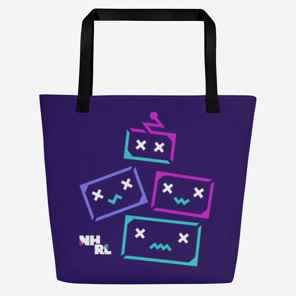 Bot Stack Large Tote Bag