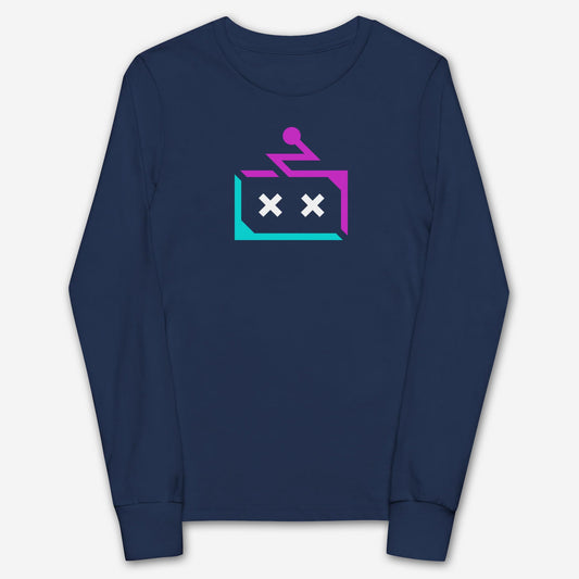 Sparky Kids Long Sleeve Tee (Navy)