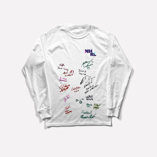 Signed NHRL White Long Sleeve