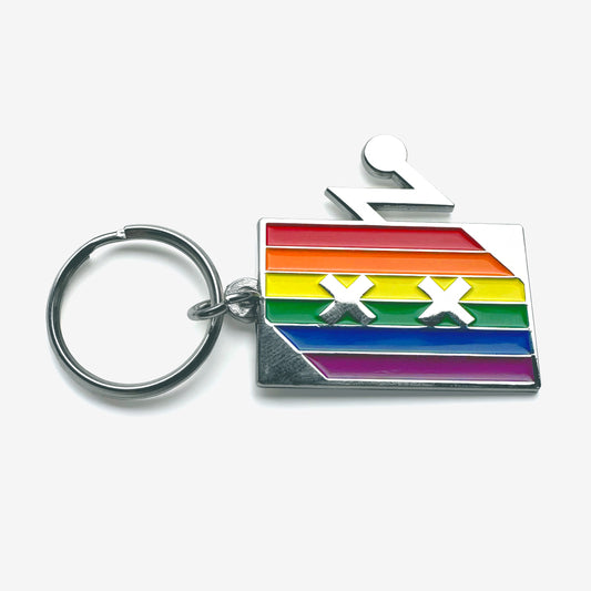 Sparky Pride Keychain