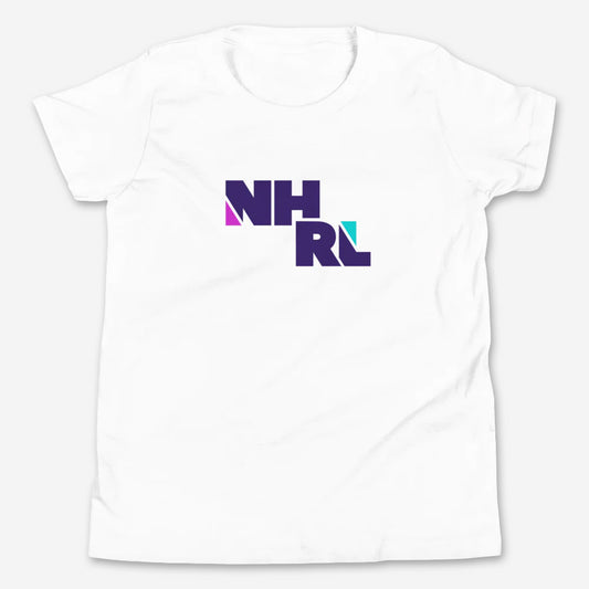 NHRL Logo Youth T-Shirt (White)